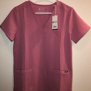 FIGS Chalk Pink (XS) Casma Top and (S) Zamora Petite Jogger Pants